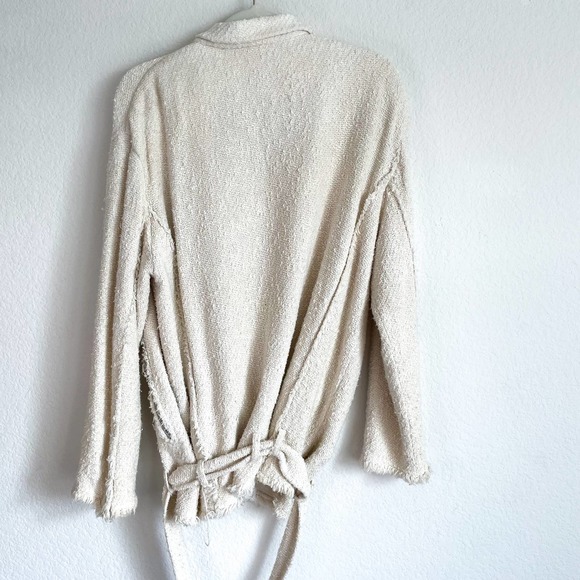 IRO Cream Jacket Dorthea Tweed Moto Jacket - Picture 12 of 16